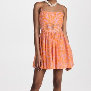 Solid & Striped Amelia mini dress in Leaf print - Never Worn
